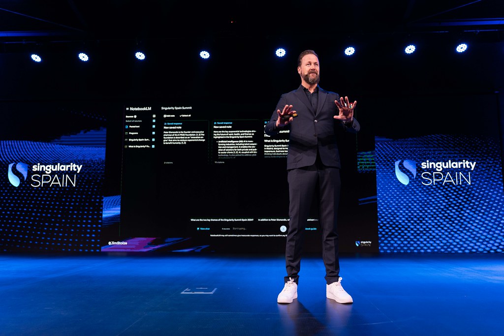 Jim Stolze at the Singularity Spain Summit