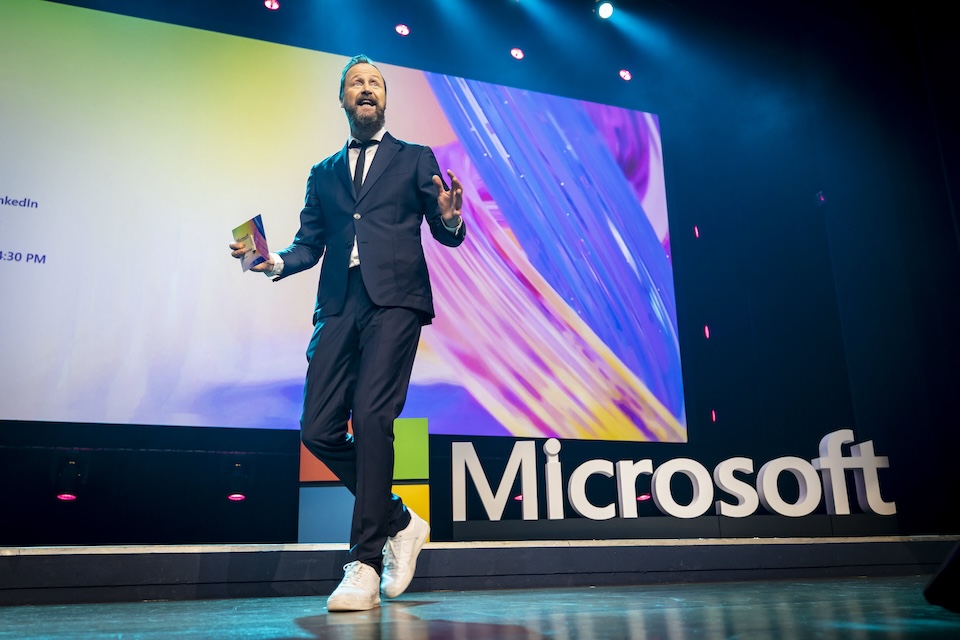 Jim Stolze at Microsoft Ignite, The Hague